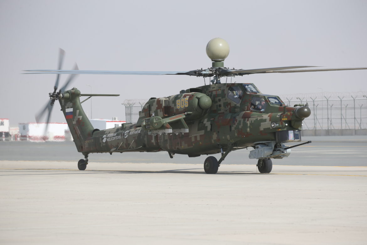 Ударный вертолет Ми-28НЭ совершил первый демонстрационный полет за рубежом