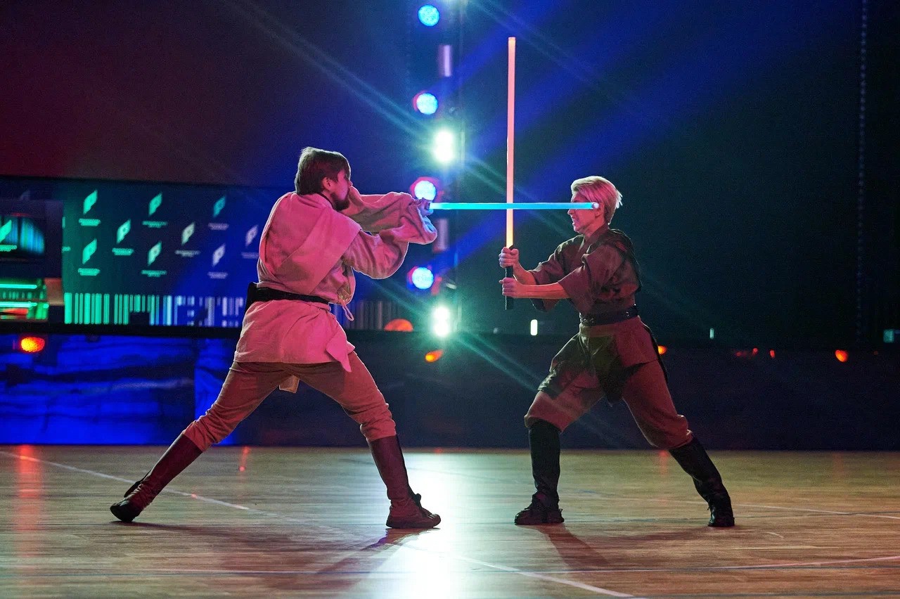 В Казани проходят соревнования по лазерным мечам