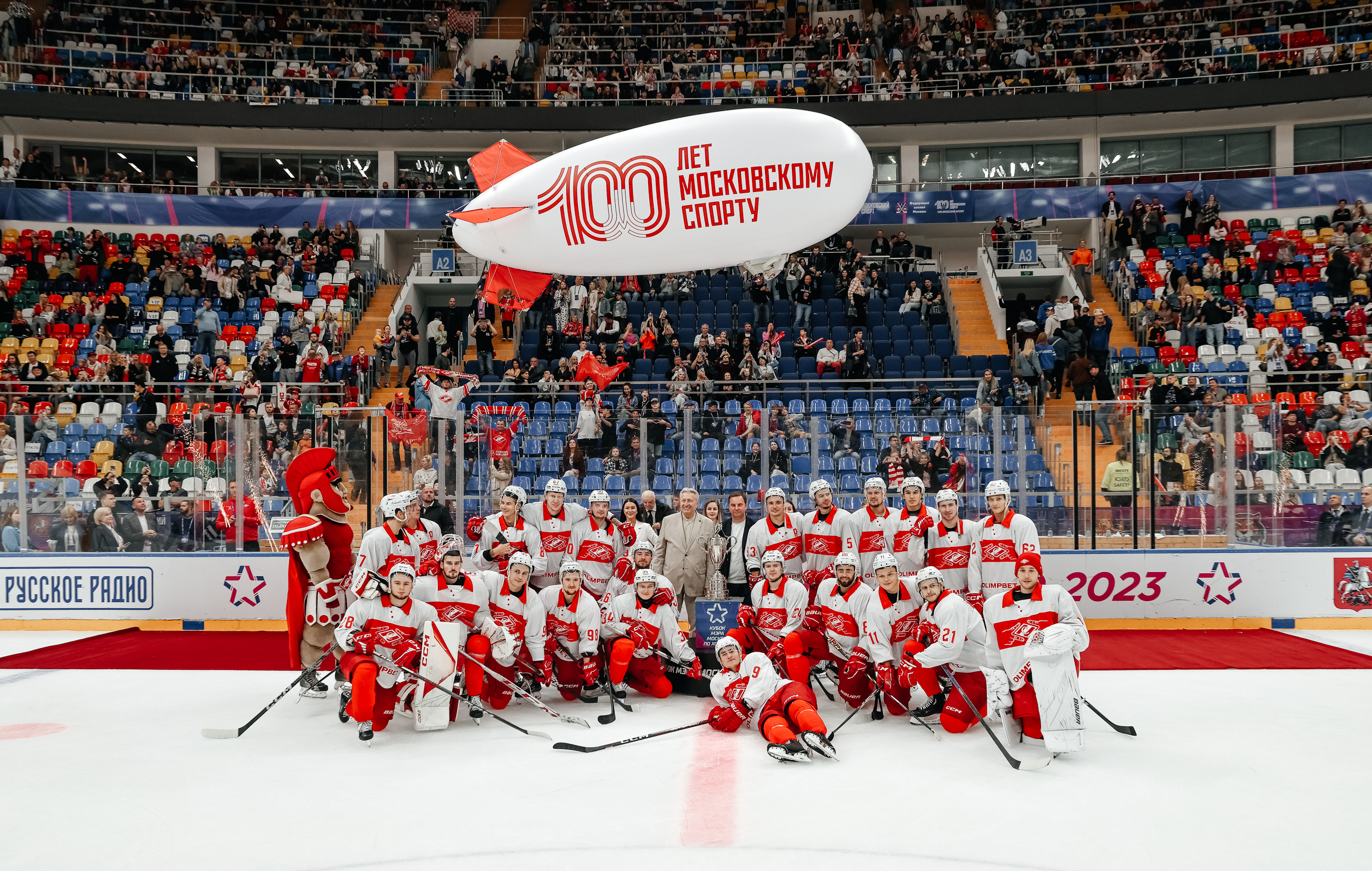 "Спартак" одержал волевую победу в Кубке Мэра Москвы по хоккею