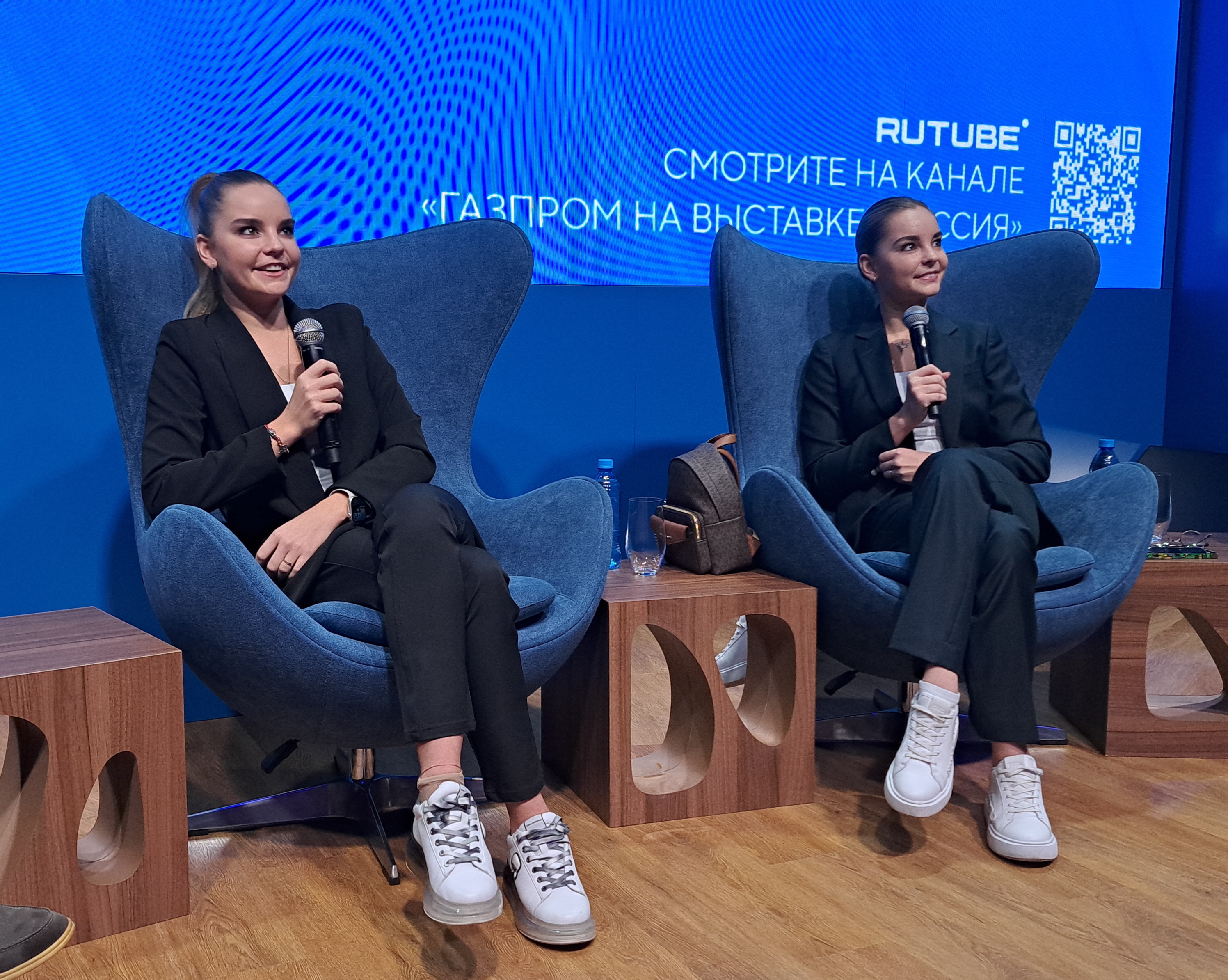 Встреча с Диной и Ариной Авериными в рамках проекта "Газпром - детям"