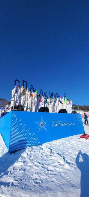 Соревнования по сноуборду в Миассе на Спартакиаде сильнейших спортсменов